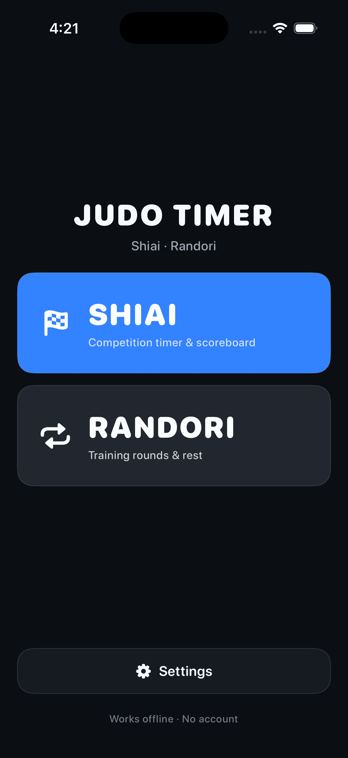 Judo Timer Quebec home