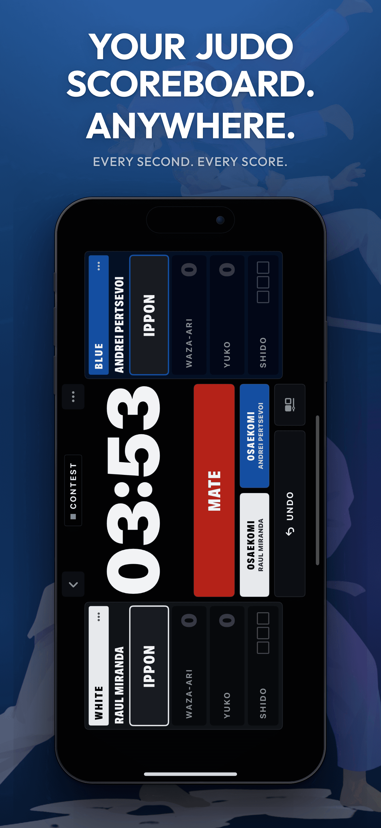Landscape Shiai scoreboard
